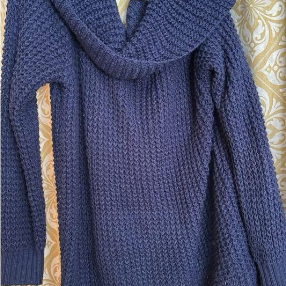 Cozy Navy Blue Women's Sweater